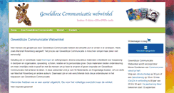 Desktop Screenshot of geweldlozecommunicatiewebwinkel.nl