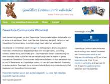 Tablet Screenshot of geweldlozecommunicatiewebwinkel.nl